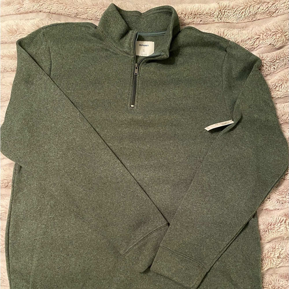 NWT Men’s TALL Old Navy 1/4-Zip Sweater